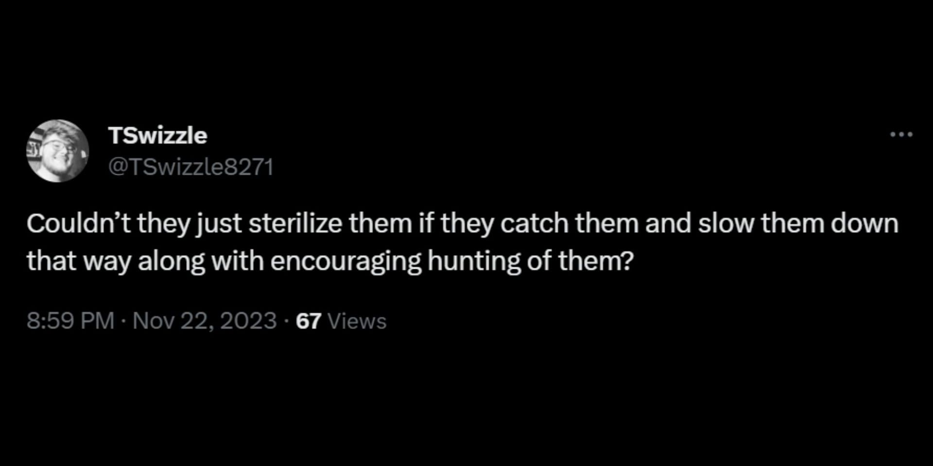 Social media users react to the feral animals' threat of invading the United States. (Image via X/@ABC)